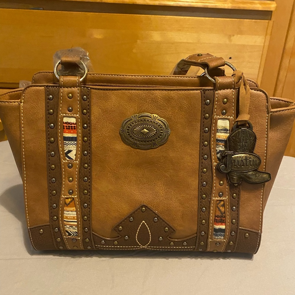 Justin Aztec purse